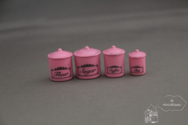 Voorraad potten set roze 