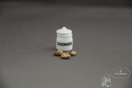 Koekjes pot wit  