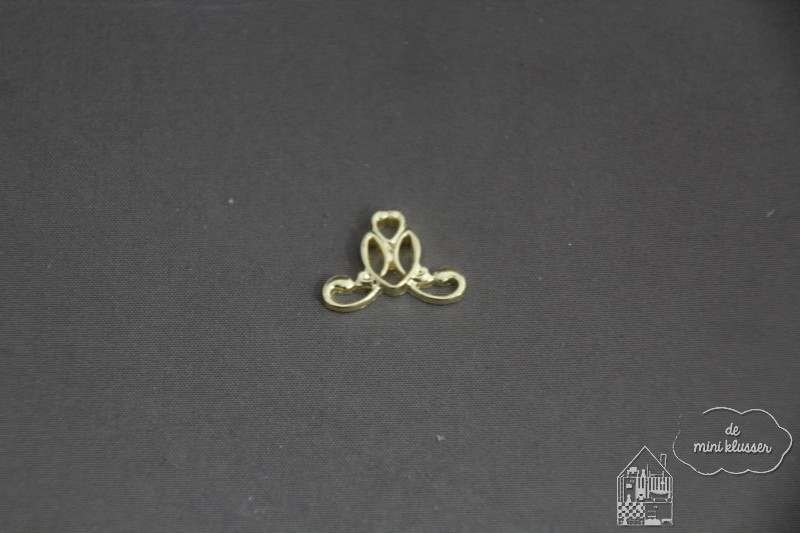 Metalen ornamentjes goud