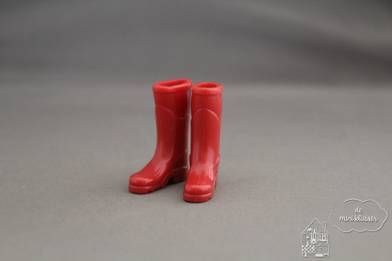 moe microscopisch Perth Rode laarzen | schoenen | Poppenhuisshop De Mini Klusser