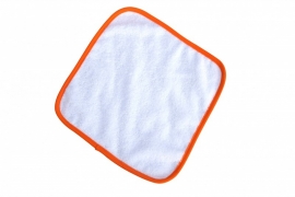 Spuugdoekje Wit / Oranje 035.50 White / Bright Orange
