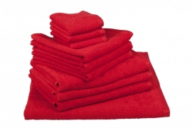 Handdoekenset Rood 350 gram