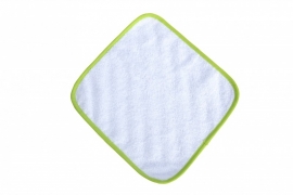 Spuugdoekje Wit / Lichtgroen 035.50 White / Lime Green