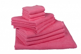 Handdoekenset Roze 350 gram