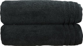 Organische handdoek 600 gram 60 x 110 cm Zwart