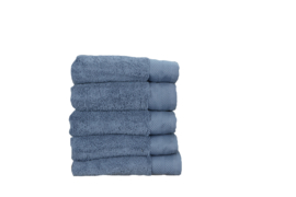 Luxe gastendoekjes 700 gram 40 x 60 cm Jeans Blue - Fashion Blue