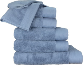 Luxe handdoekenset 700 gram Spijkerstofblauw - 14 delig