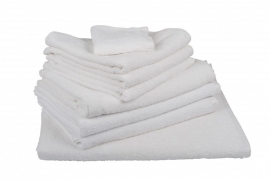 Grote Handdoek Wit 450 gram