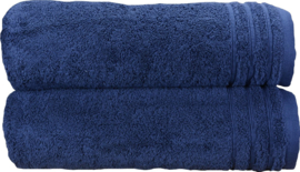 Organische handdoek 600 gram 60 x 110 cm Donkerblauw
