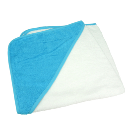 Babycape Wit-Zeeblauw 75 x 75 cm