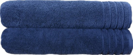 Organische badhanddoek Donkerblauw 70 x 140 cm - 600 gram