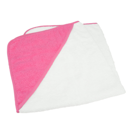 Babycape Wit-Roze 75 x 75 cm