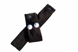 Golfhanddoek de Luxe Zwart 014.50 Black