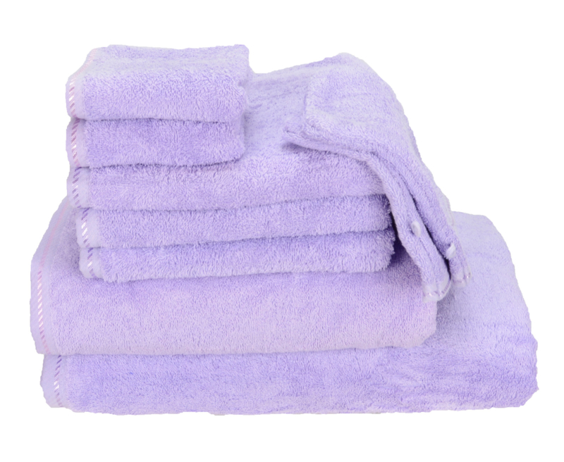 Handdoekenset Paars 500 gram Handdoekenset 500 gram 7 delig Badjassen en handdoeken