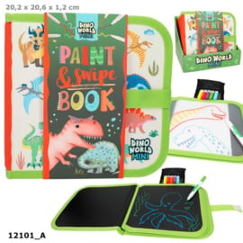 Dino World Paint & Swipe Boek