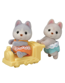 Sylvanian Families Tweeling Husky