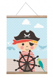 Poster Piraat A3
