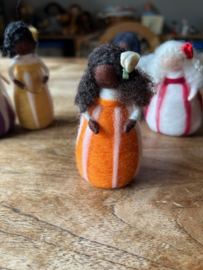 Kerst elfje oranje