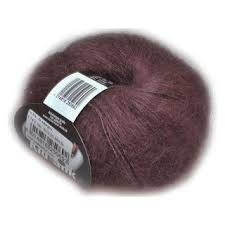 mohair wol bruin