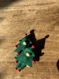 Kleine  Kerstboom broche