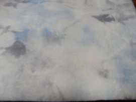 Regenwolk wit/grijs/blauw 15 x 30 cm.