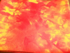 Vuur Rood geel oranje 30 x 20 cm.