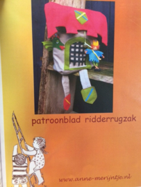 patroonblad Ridderrugzak