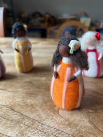 Kerst elfje oranje