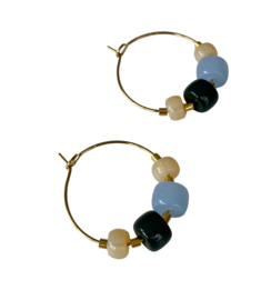 Bybjor Colorful Glass charm Earrings