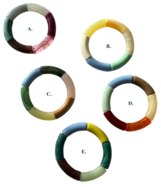 Bybjor "SPRING"  2026 Rainbow Bracelet Package 18pcs.