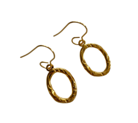 Bybjor Structure Golden Earrings