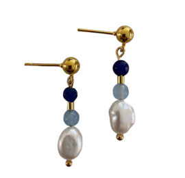 Bybjor Sunny Colorful Pearl Earrings