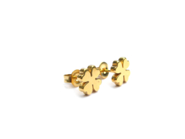 CLOVER earstuds gold