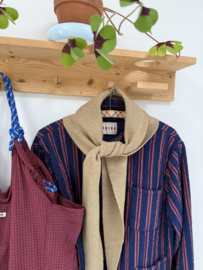 Bybjor Merino Wool Large Scarf "Khaki-Melange"