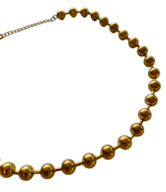 Bybjor Chunky Golden Beads Necklace