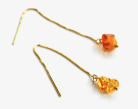 Amber Sterling Golden Threaders