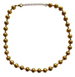 Bybjor Chunky Golden Beads Necklace