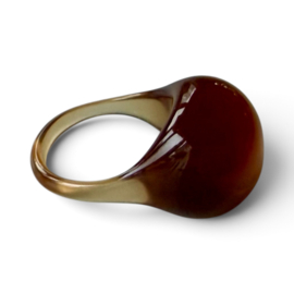 Bybjor Oval Chunky Ring
