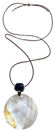 Bybjor Leather Cord Pendant Necklace