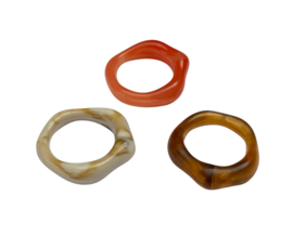 Bybjor Organic Shape Resin Ring