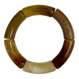 Bybjor "Color & Wood" Rainbow Bracelet Collection 03