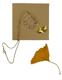 Ginkgo Long Necklace