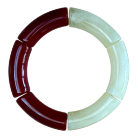 Bybjor Sunny Sorbet Rainbow Bracelet Cherry Crush