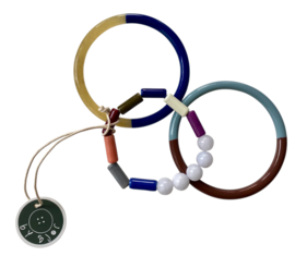 Bybjor Colorful Ceramic Mixed Bracelet