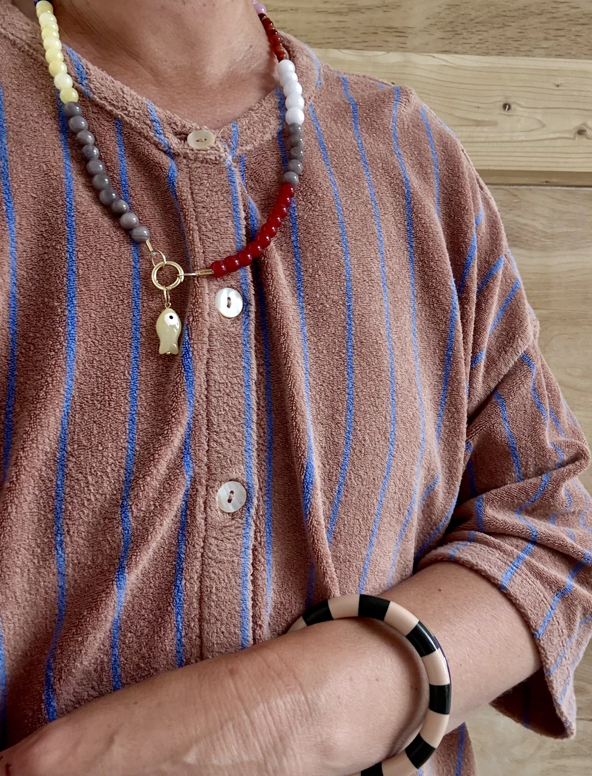 Bybjor Colorful Jade & Agate Necklace