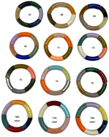 Bybjor Colorful Rainbow Bracelet Collection