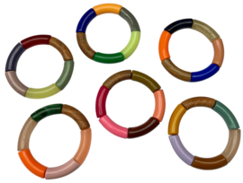 Bybjor Rainbow Bracelets Pakket "SUMMER & WOOD" 12 stuks