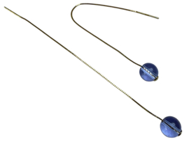 Bybjor Clear Lavender Sterling Threaders