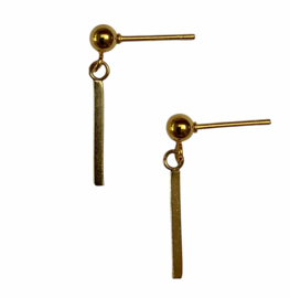 Golden Bar Earrings