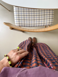 Bybjor Autumn Stripe Bangle Bracelet Lime-Brown